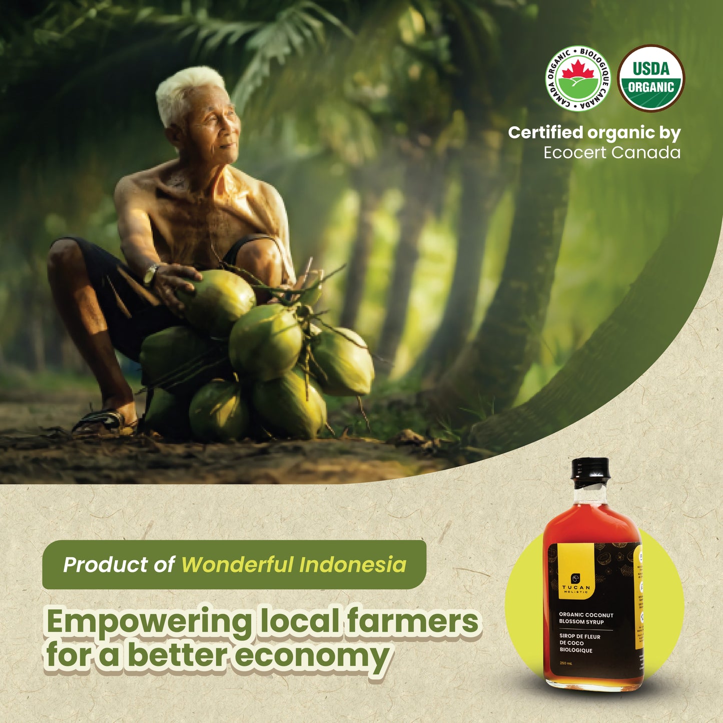 Organic Coconut blossom Syrup Sustainably Sourced