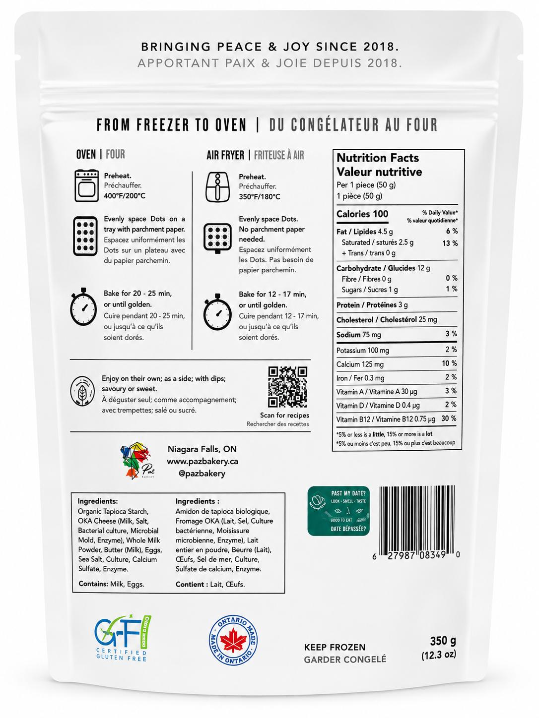 Paz Bakery Cheese Dots - 350 g