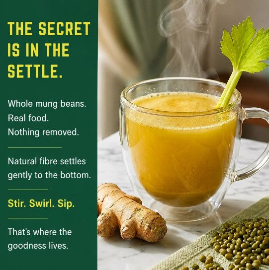 Moong Pani - Ginger, Lemon, Turmeric Golden Broth | 18g Plant Protein/pouch | 9 cups
