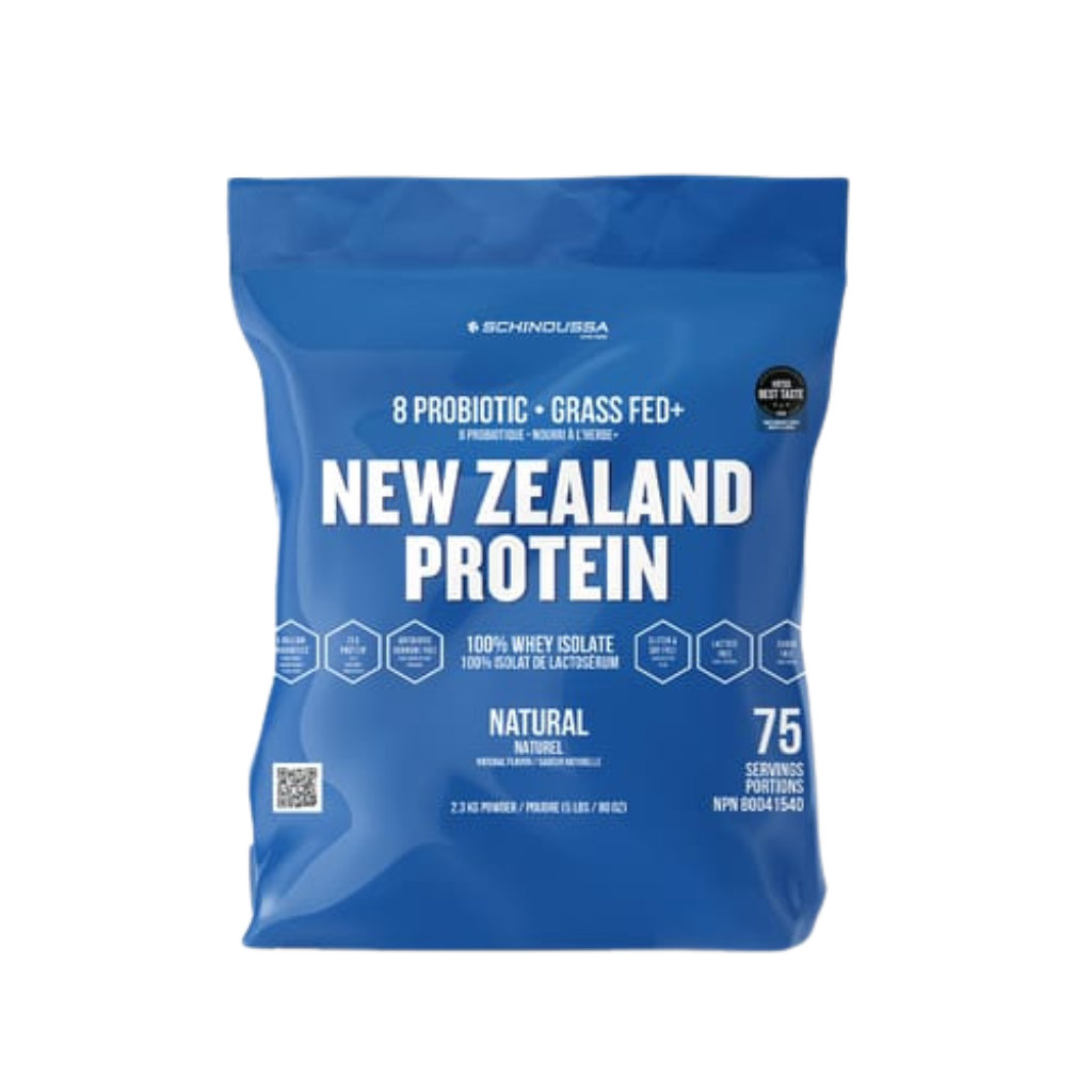 New Zealand Grass Fed Whey Concentrate Protein Powder + Probiotics 910 G by Schinoussa Superfoods