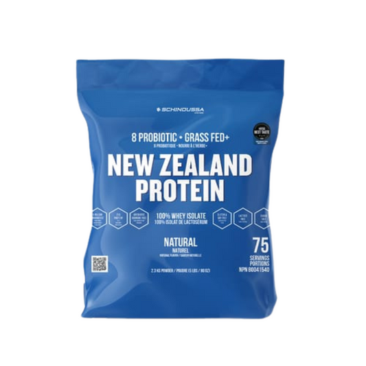 New Zealand Grass Fed Whey Concentrate Protein Powder + Probiotics 910 G by Schinoussa Superfoods