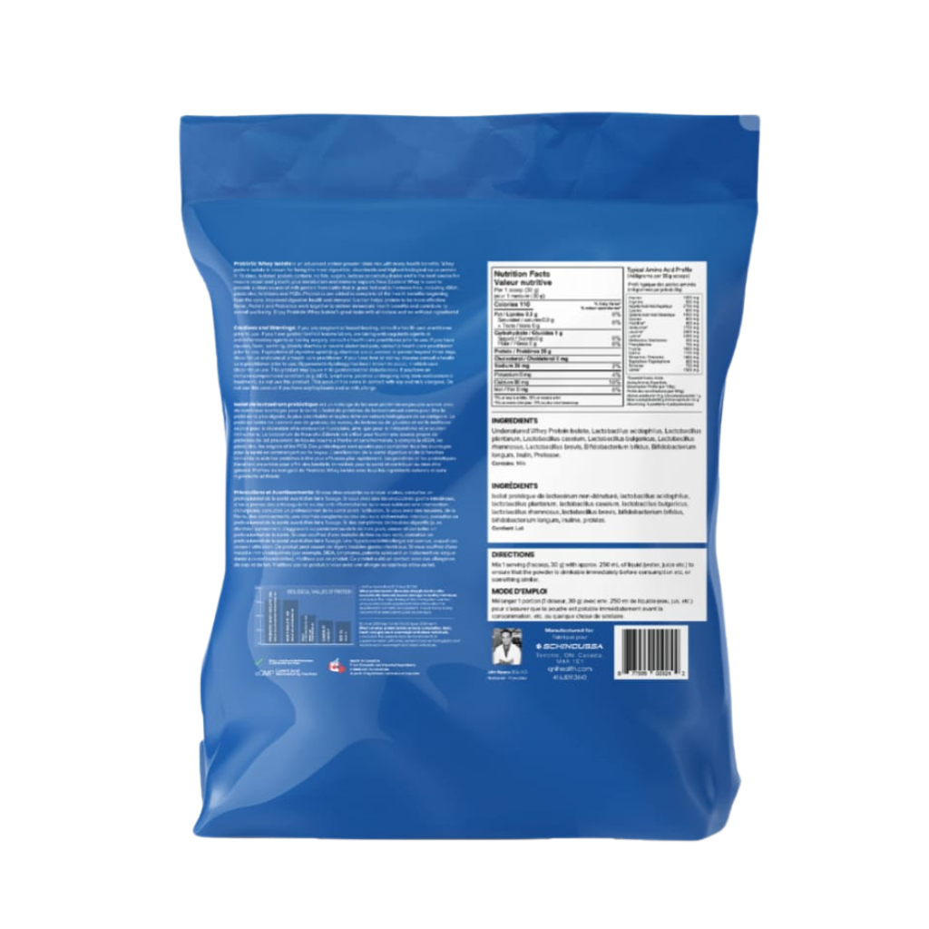 New Zealand Grass Fed Whey Concentrate Protein Powder + Probiotics 910 G by Schinoussa Superfoods