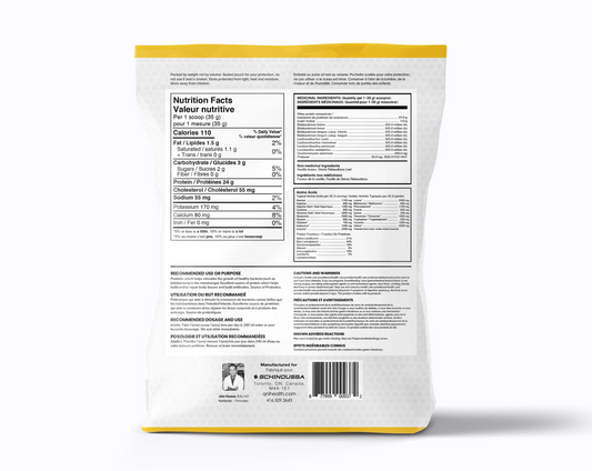 New Zealand Grass Fed Vanilla Whey Concentrate Protein Powder + Probiotics 910 G by Schinoussa Superfoods