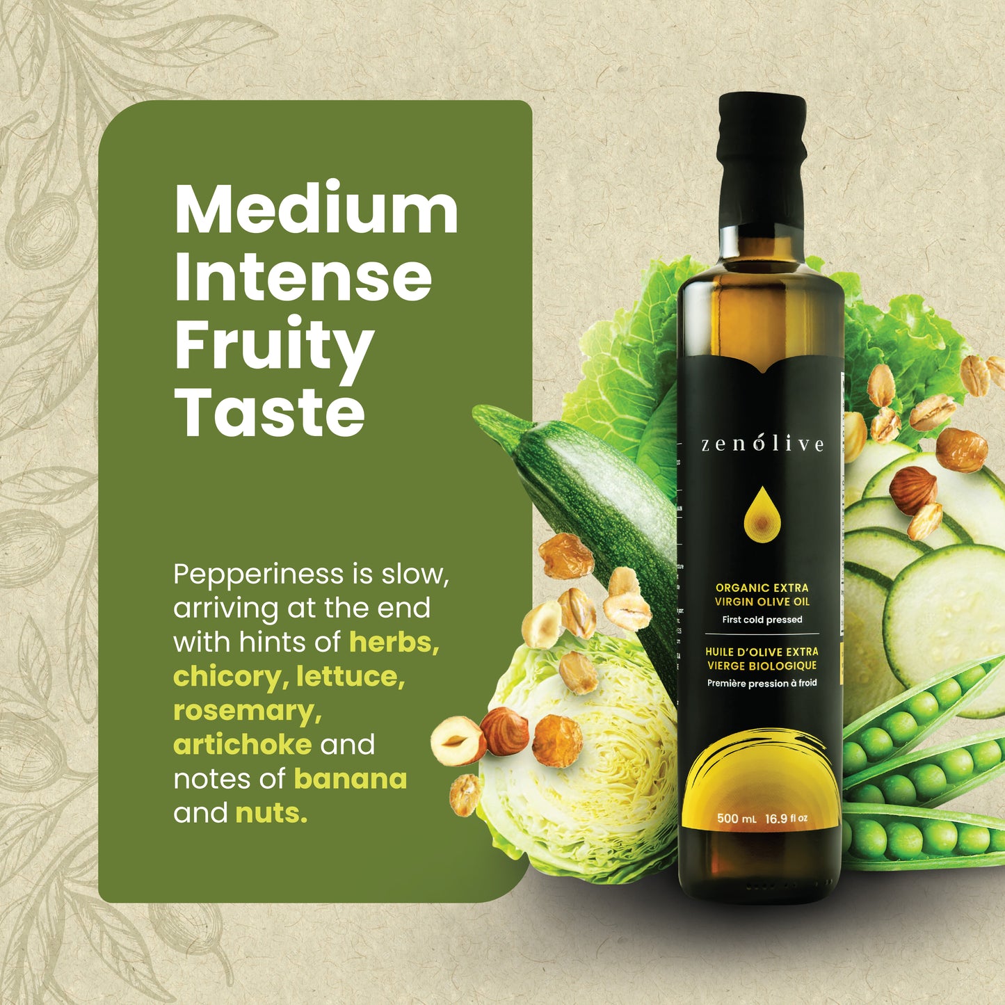 Zenolive Organic Extra Virgin Olive Oil - Gold Medal Winner