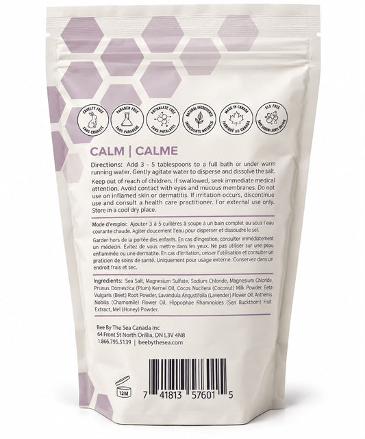 Bee By The Sea Calm Bath Soak – Lavender & Chamomile | 794 g