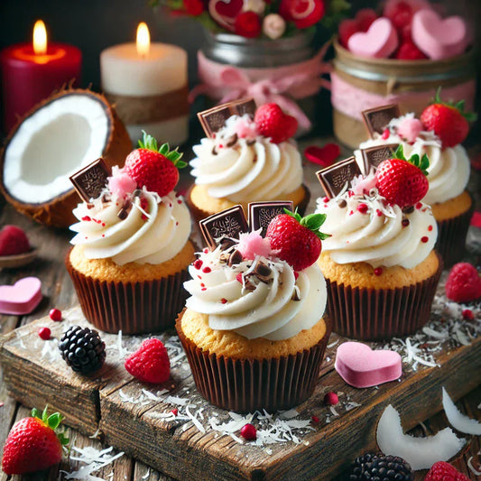 Black Garlic Cupcake - Gluten Free and Dairy Free