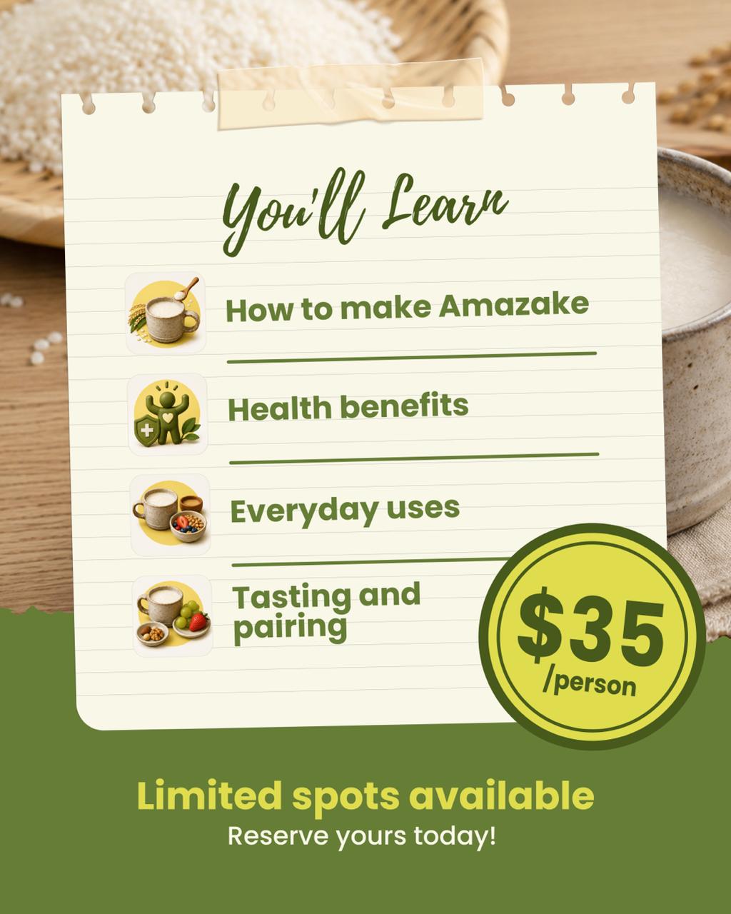 Amazake Making Workshop