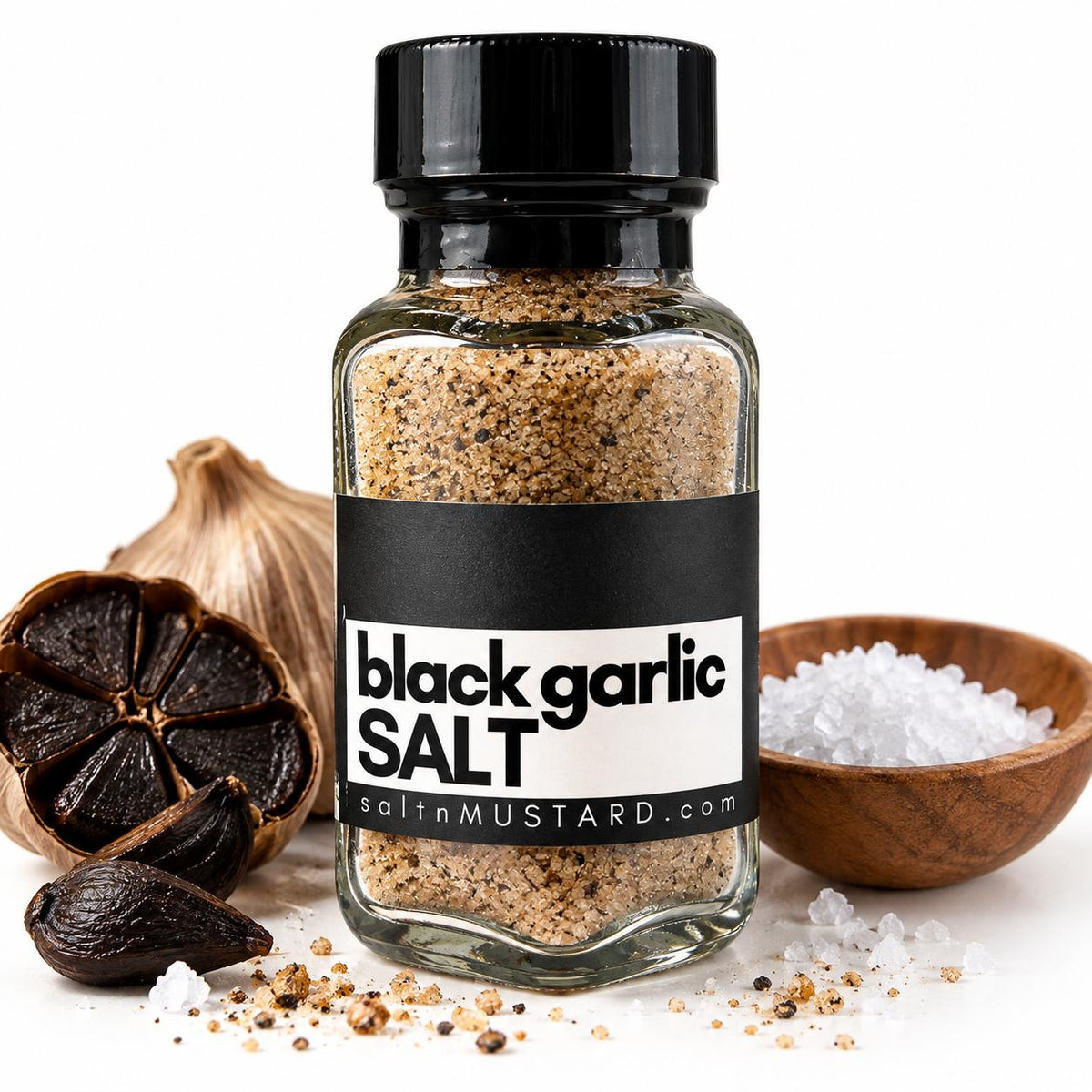 Black Garlic Sea Salt – 80 g