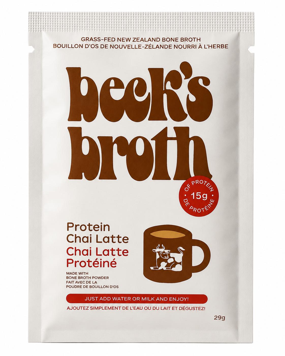 Beck's Broth 29 G - Protein Chai Latte
