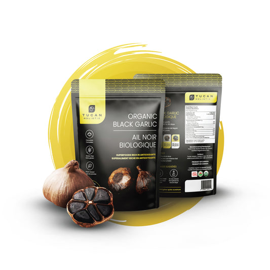 Organic Black Garlic Whole Bulbs - Vacuum-Sealed (75 g)