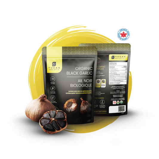 Organic Canadian Black Garlic Whole Bulbs - 40 days aged (75 g)