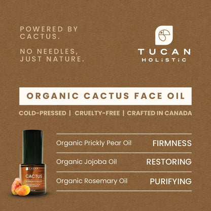 Organic Cactus Natural Botox Face Oil - 20 ml