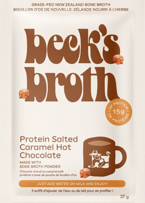 Beck's Broth 37 G - Protein Salted Caramel Hot Chocolate