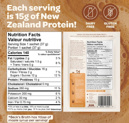 Beck's Broth 37 G - Protein Salted Caramel Hot Chocolate