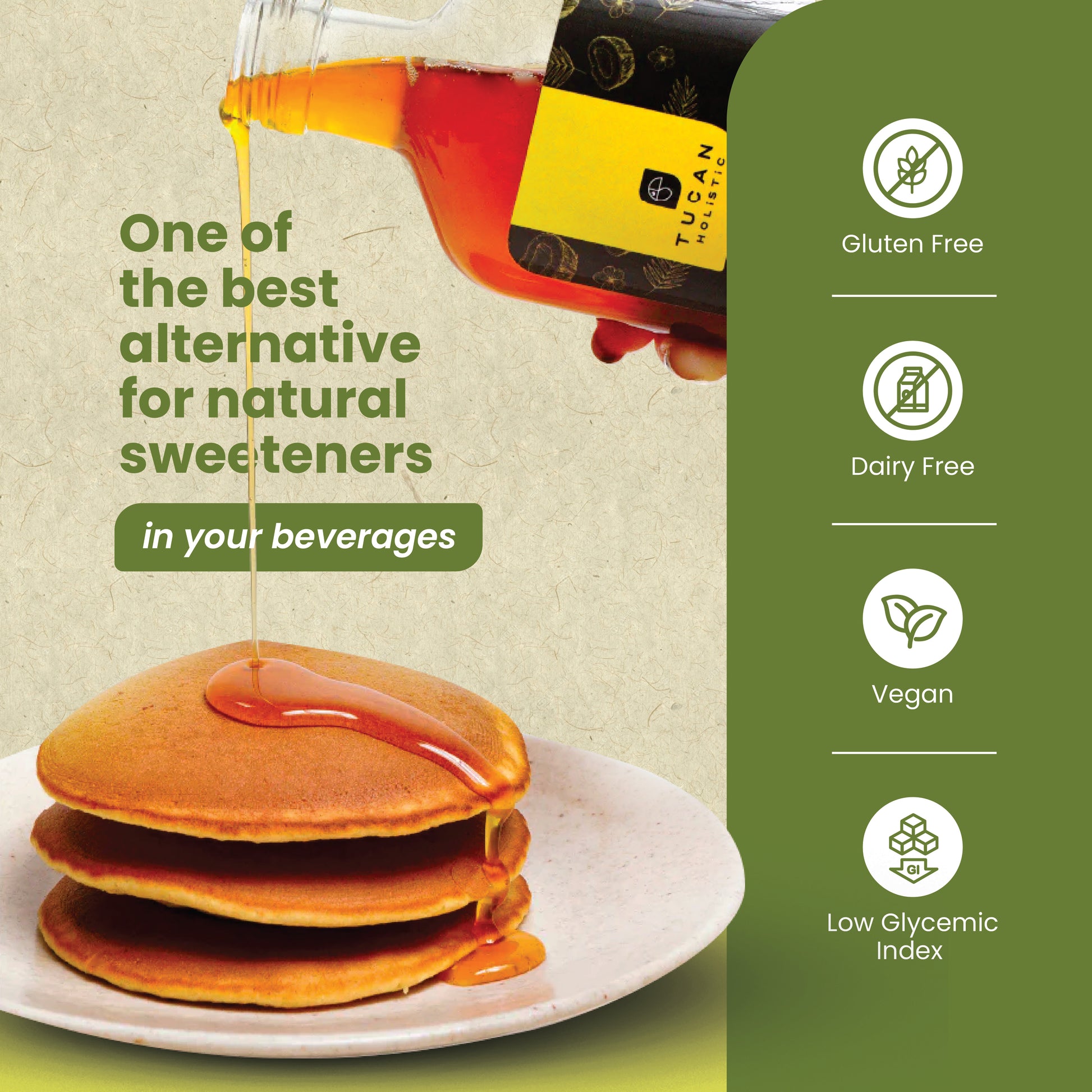 Low Glycemic Index Organic Coconut blossom Syrup 
