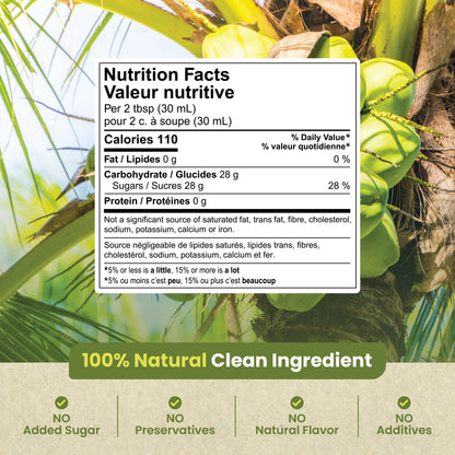 100% Organic Coconut Blossom Syrup