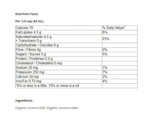 Coco Soul Organic Coconut Milk (6 X 1.25L)