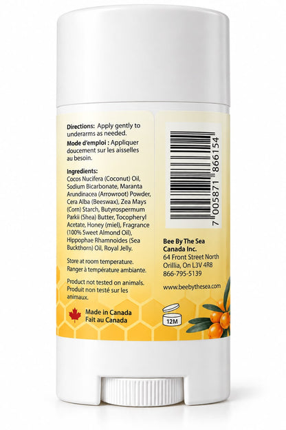 Bee By The Sea Natural Deodorant – Sea Buckthorn & Honey | 75 g