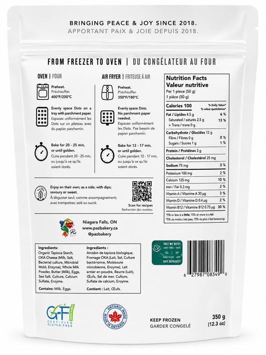 Paz Bakery Cheese Dots - 350 g