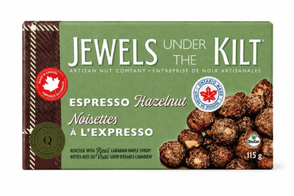 Jewels Under the Kilt Espresso Hazelnuts – 115 g