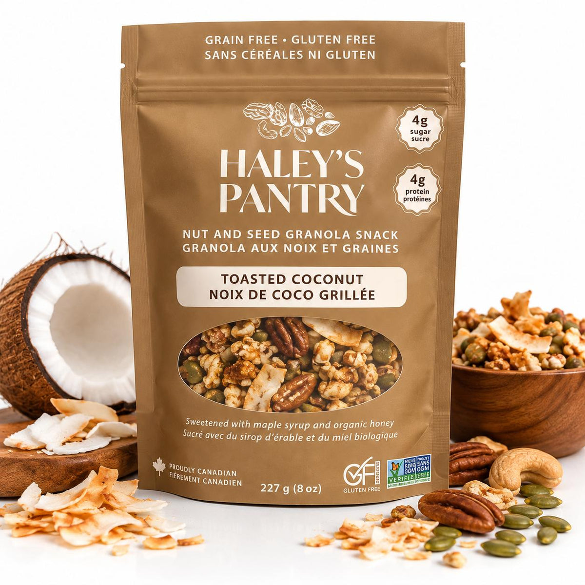 Haley’s Pantry Toasted Coconut Granola — 227 g