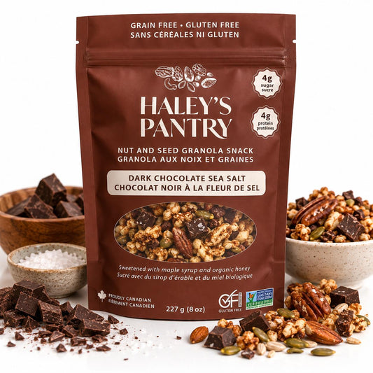 Haley’s Pantry Dark Chocolate Sea Salt Granola — 227 g