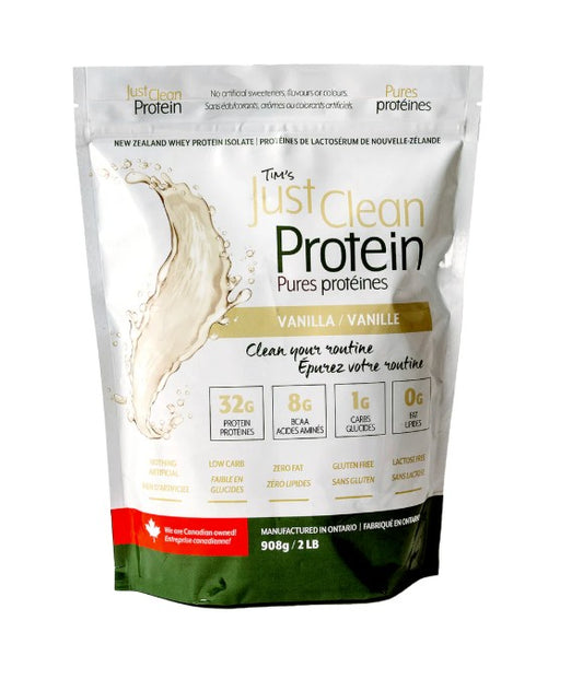 Just Clean Protein – Vanilla New Zealand Whey Protein Isolate | 908 g
