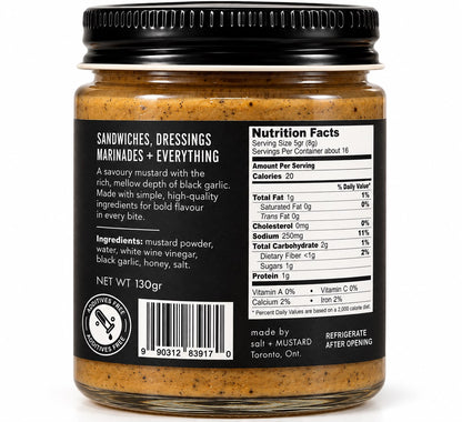 Black Garlic Mustard – 130 g