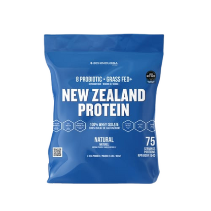 New Zealand Grass Fed Whey Concentrate Protein Powder + Probiotics 910 G by Schinoussa Superfoods