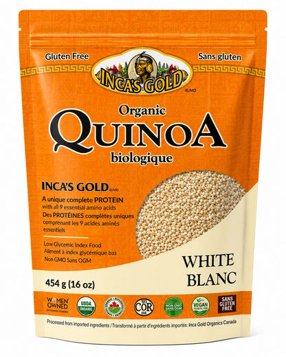 INCA’S GOLD Organic White Royal Quinoa – 454 g