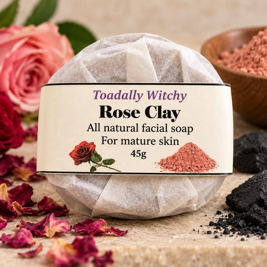 Toadally Witchy – Rose Clay Facial Soap for Mature Skin | 45g