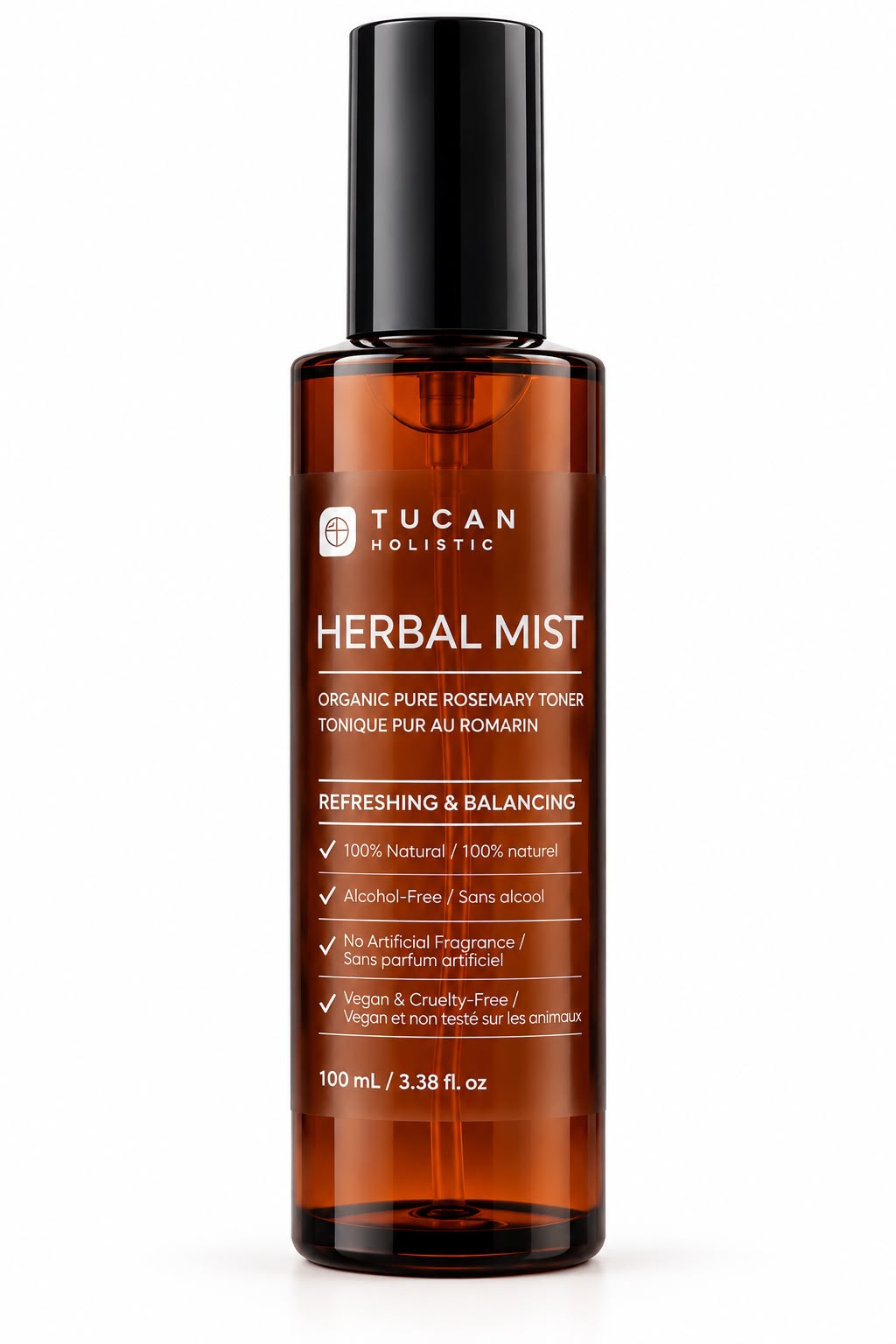 Tucan Holistic Herbal Mist – Organic Pure Rosemary Toner | 100 ml
