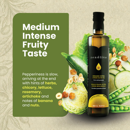 Zenolive Organic Extra Virgin Olive Oil - Gold Medal Winner