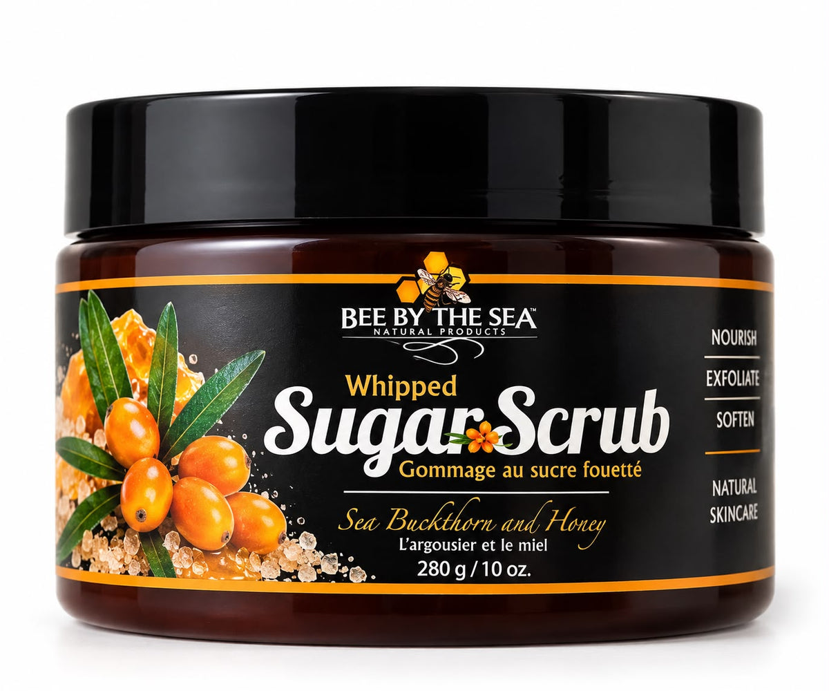 Bee By The Sea Whipped Sugar Scrub – Sea Buckthorn & Honey | 280 g